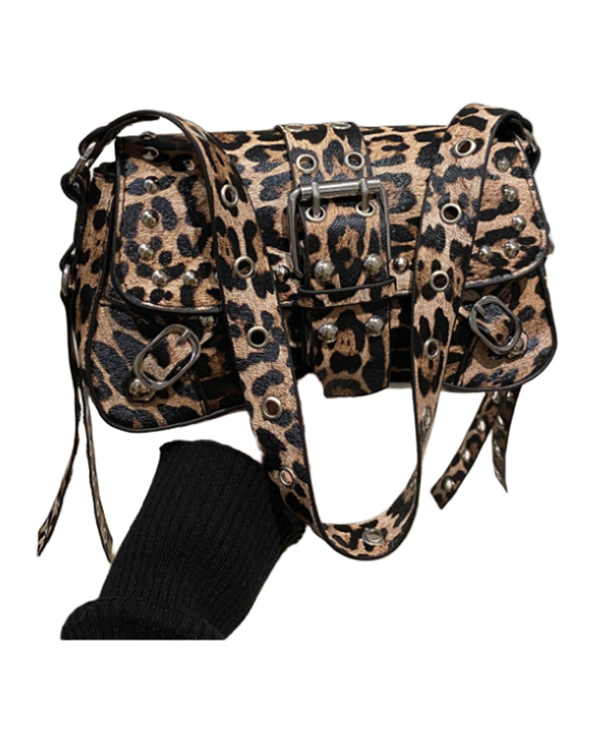 Leopard Print Shoulder Crossbody Bag photo 8