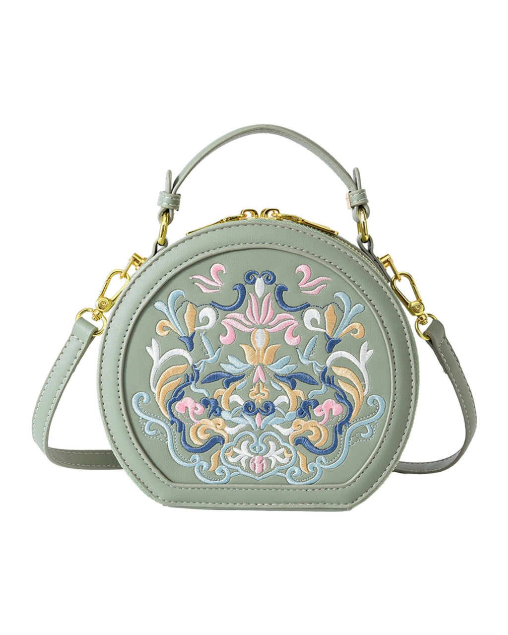 Literary Shoulder Bag Small Crossbody Round photo 2
