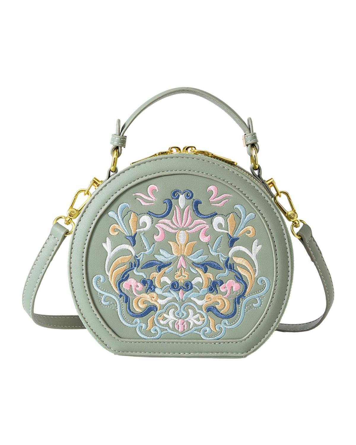 Literary Shoulder Bag Small Crossbody Round photo 2