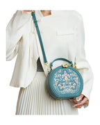 Literary Shoulder Bag Small Crossbody Round photo 5