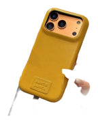 Leather Anti-fall Pure Bottom Pattern Phone Case photo 4