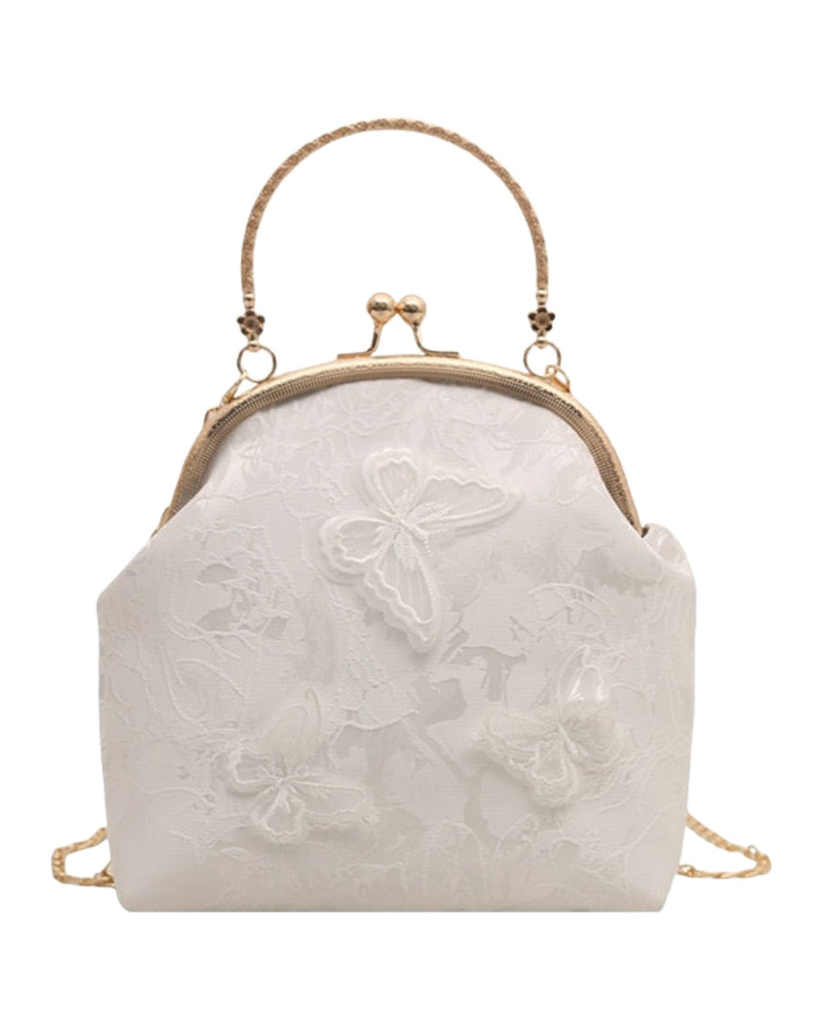 Fabric Embroidered Chain Retro Messenger Bag photo 1