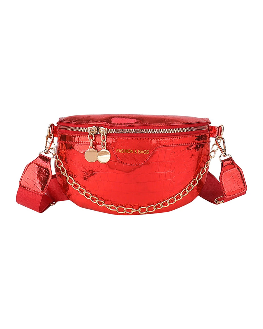 Shiny Chest Bag Westernwide Shoulder Strap photo 6