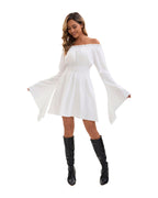 Solid Color Casual Retro Simple Dress photo 3
