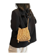 Hand-woven Bag Mobile Phone Seaside Beach Vacation photo 3