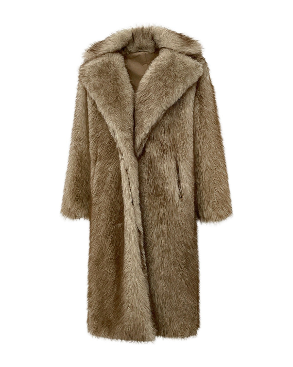 High-quality Artificial Fur Faux Fur Coat photo 1
