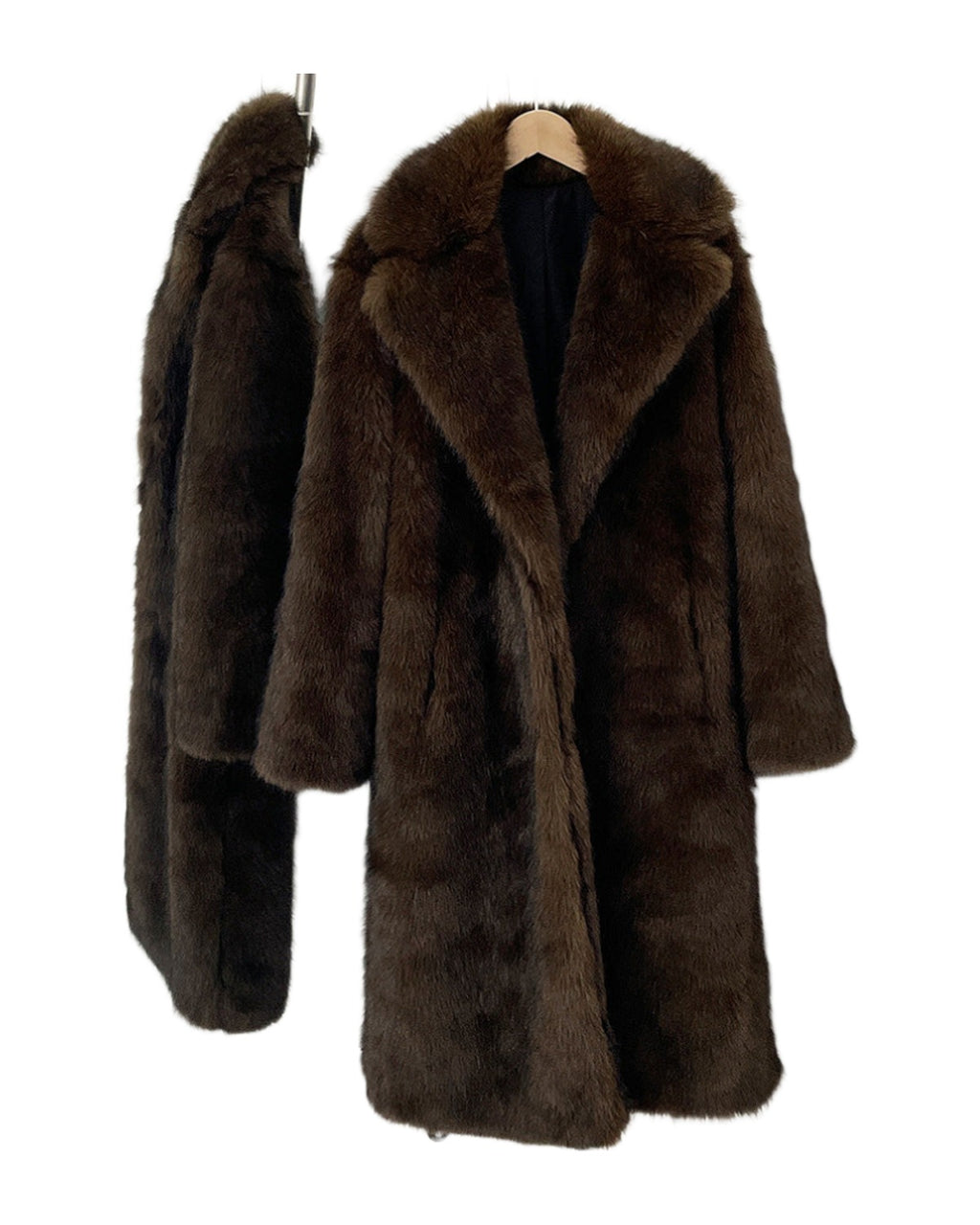 High-quality Artificial Fur Faux Fur Coat photo 3