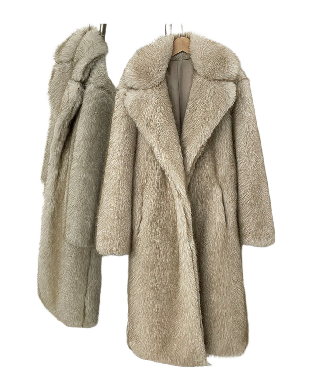 High-quality Artificial Fur Faux Fur Coat photo 5