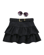 Brown Suede Cake Skirt photo 1