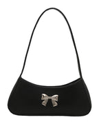 Texture Minimalist Underarm Elegant Bow Shoulder Bag photo 10
