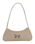 Texture Minimalist Underarm Elegant Bow Shoulder Bag photo 3