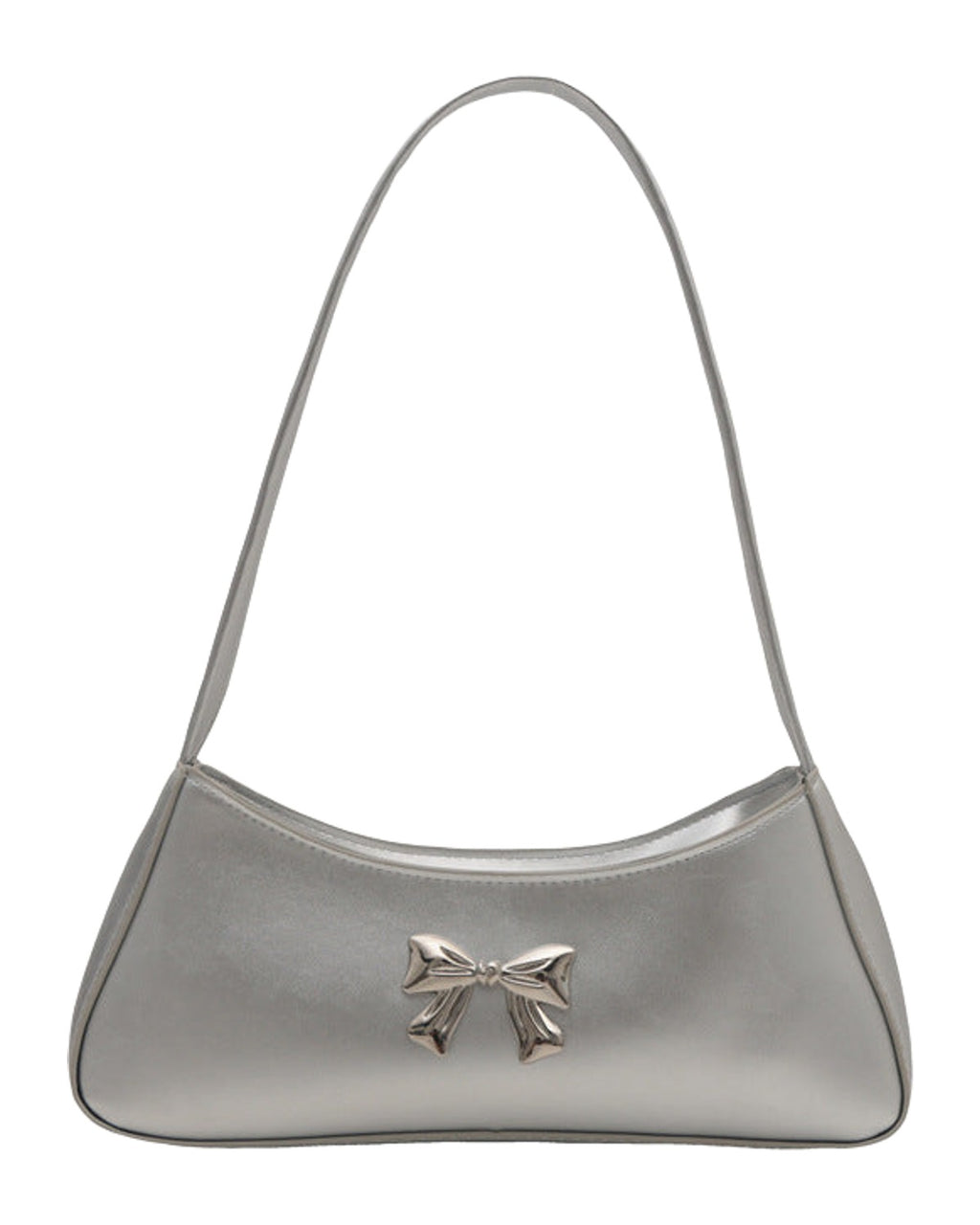 Texture Minimalist Underarm Elegant Bow Shoulder Bag photo 4