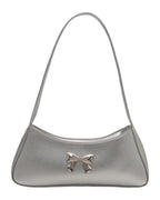 Texture Minimalist Underarm Elegant Bow Shoulder Bag photo 4