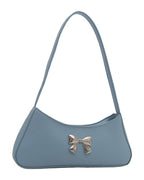 Texture Minimalist Underarm Elegant Bow Shoulder Bag photo 9