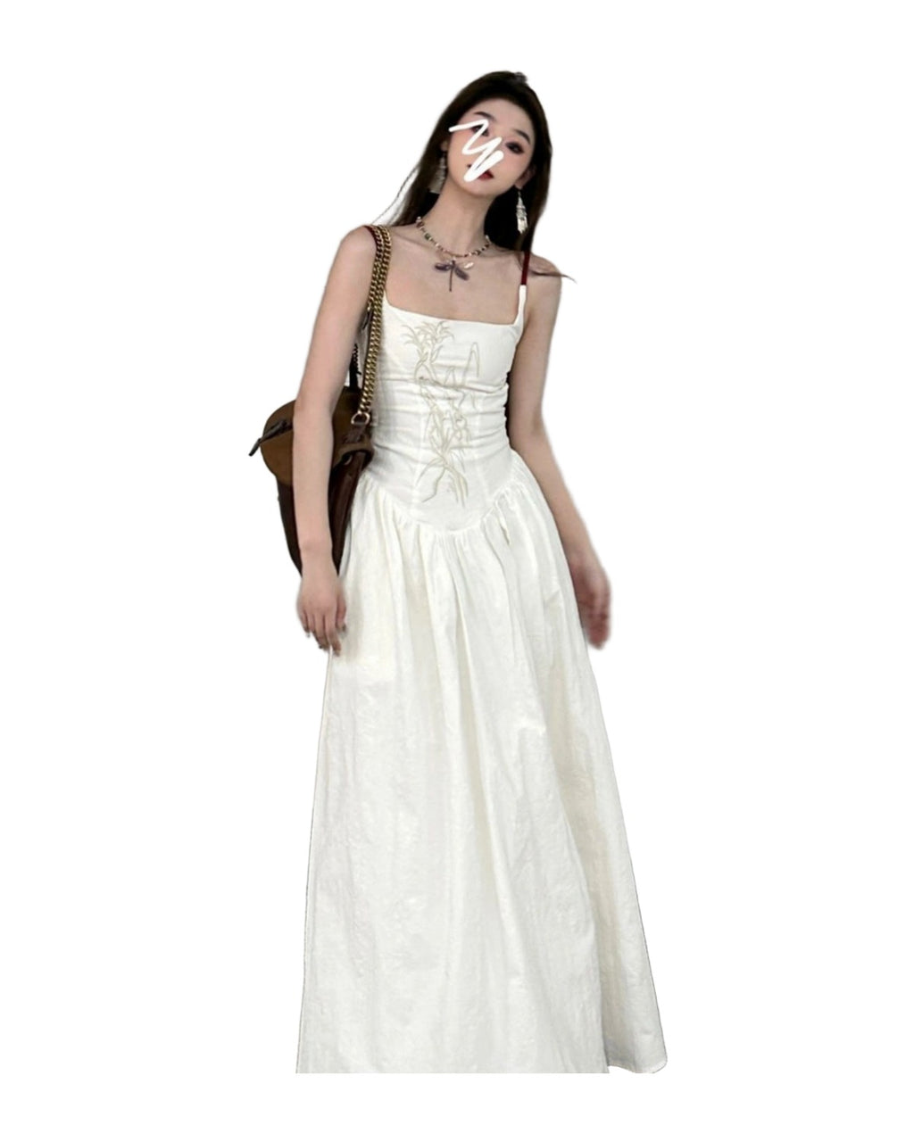 Strap Dress Waist-cinching Figure-flattering photo 2