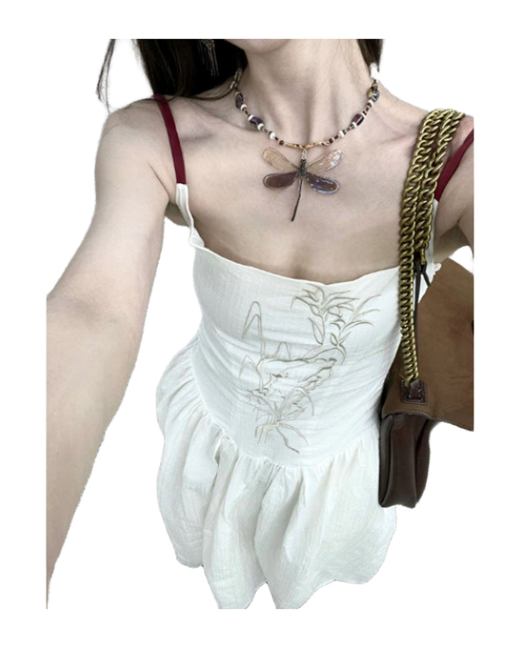 Strap Dress Waist-cinching Figure-flattering photo 6