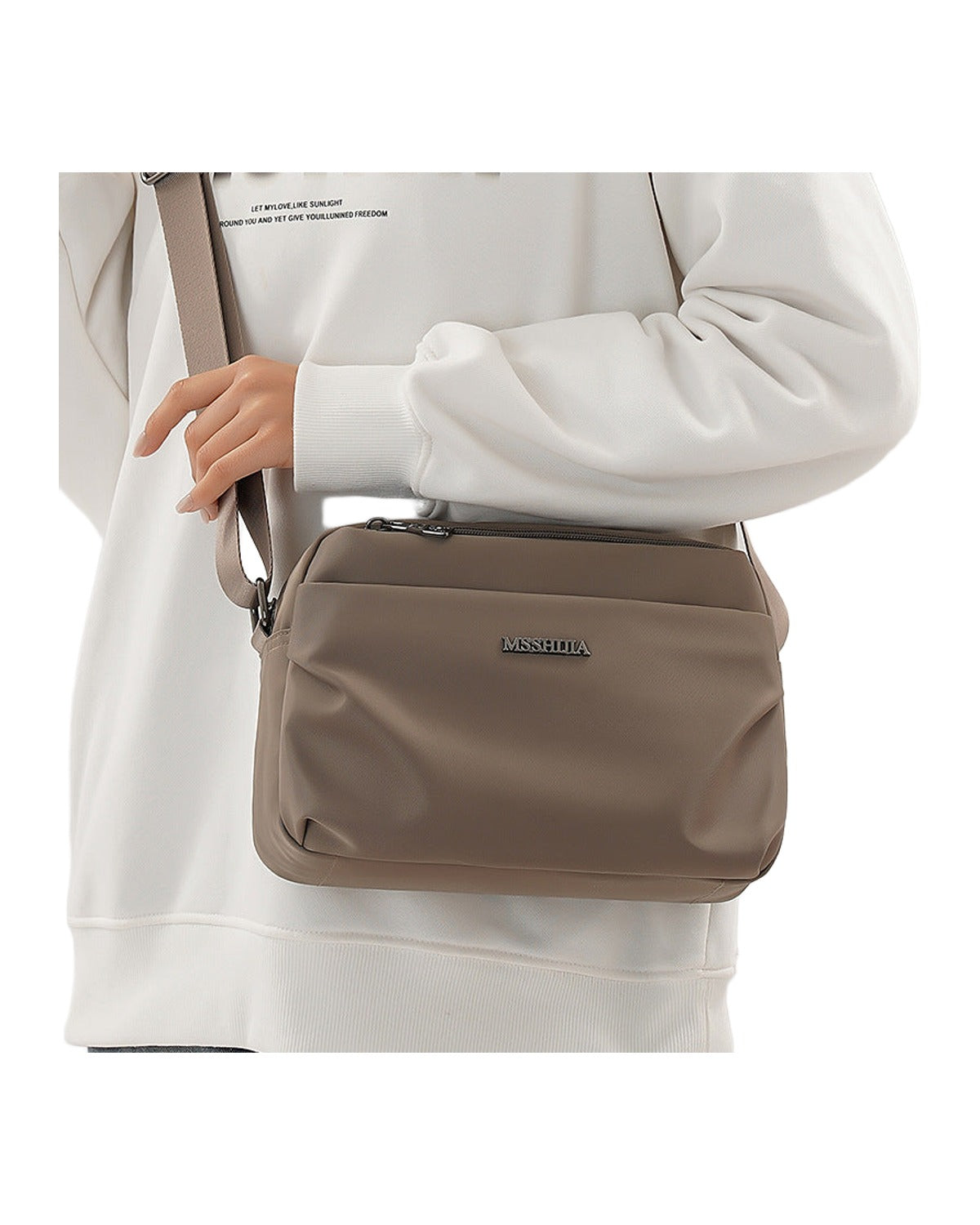 Casual Versatile Multi-compartment Crossbody Bag photo 4