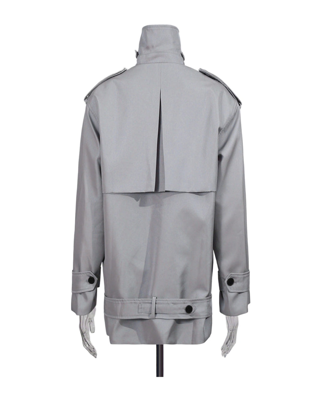 Double-breasted Cropped Trench Coat photo 4