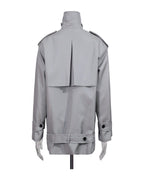 Double-breasted Cropped Trench Coat photo 4