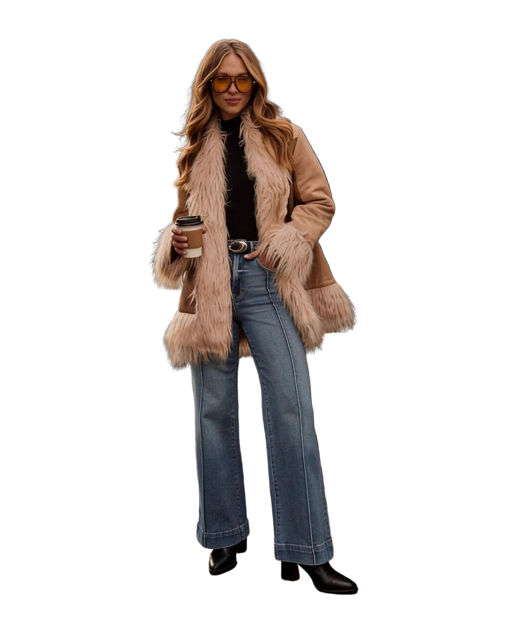 Mid-rise Bootcut Jeans photo 3