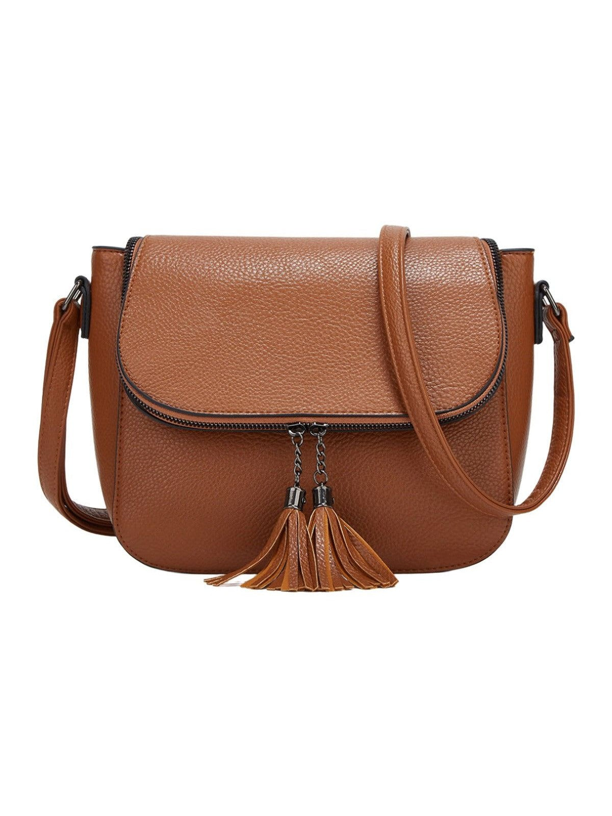 Flip-top Saddle Bag Tassels