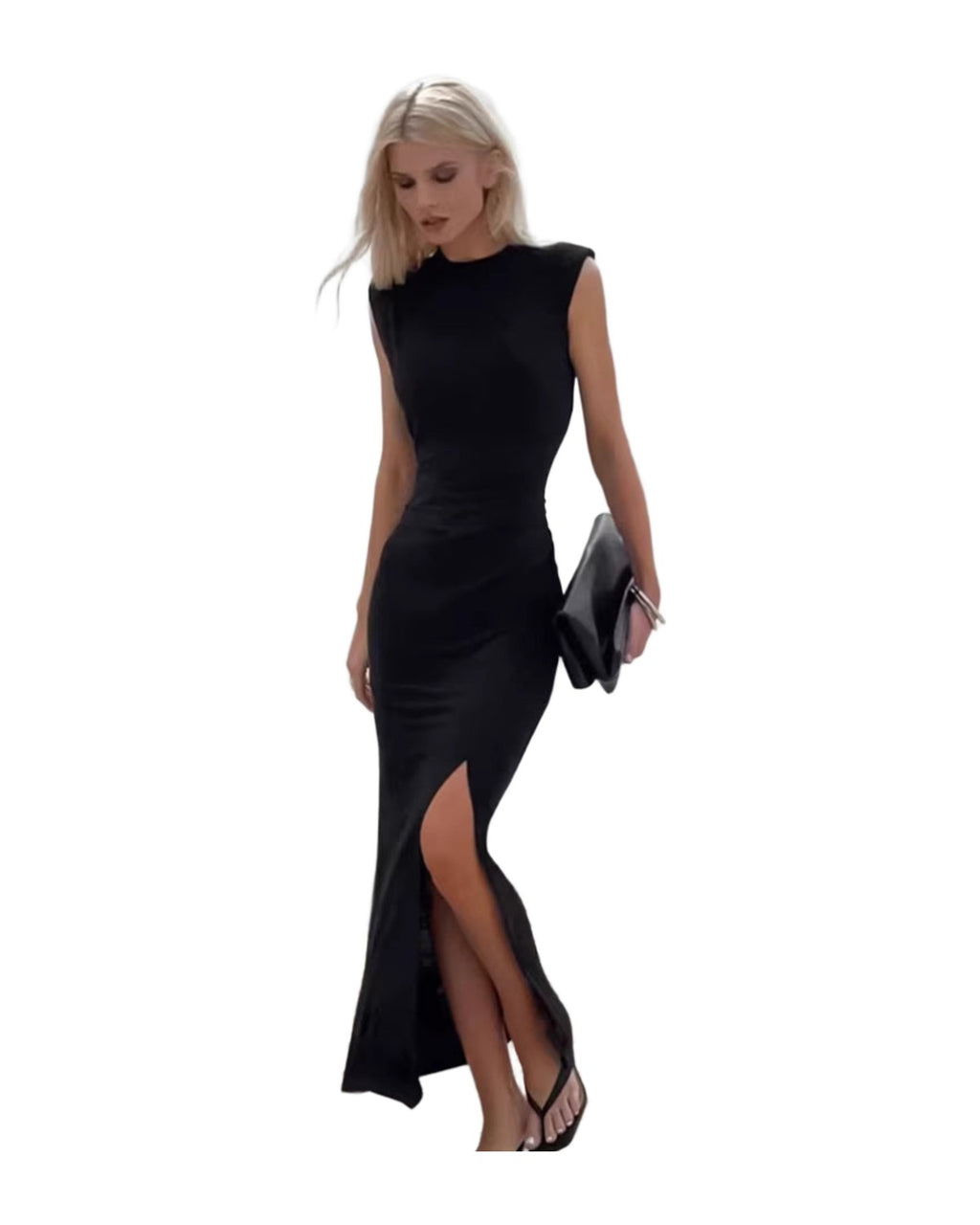 Spring Designer Crew-neck Defined-waist Dress photo 4