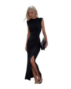 Spring Designer Crew-neck Defined-waist Dress photo 4