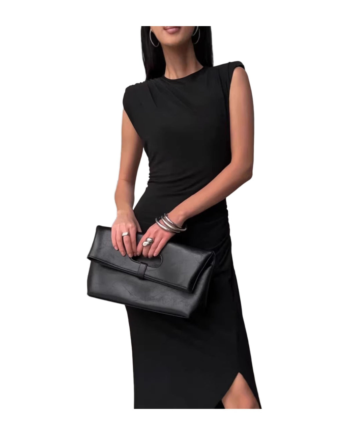 Spring Designer Crew-neck Defined-waist Dress photo 5