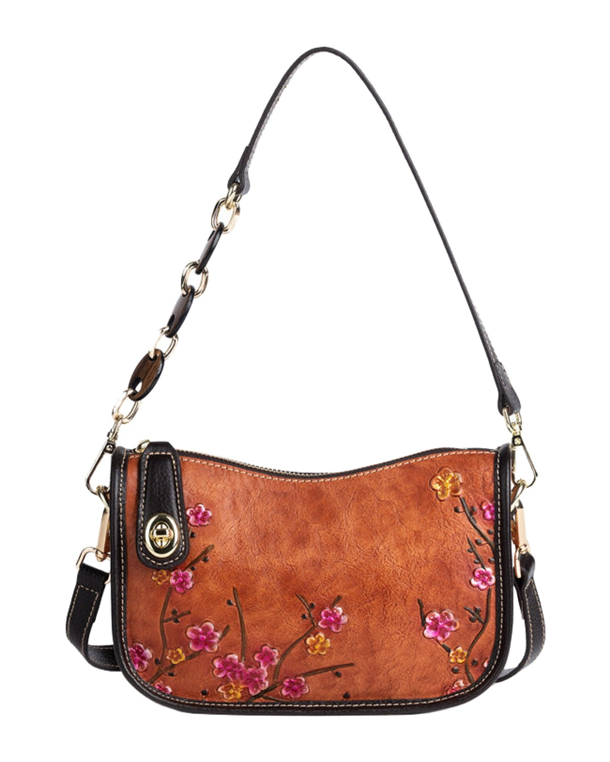 Retro First-layer Cowhide Simple Shoulder Bag photo 5