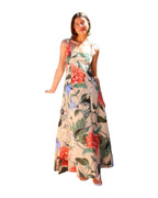 Printed Strap Slimming Maxi Dress photo 4