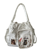 Drawstring Large-capacity Shoulder Bag photo 2