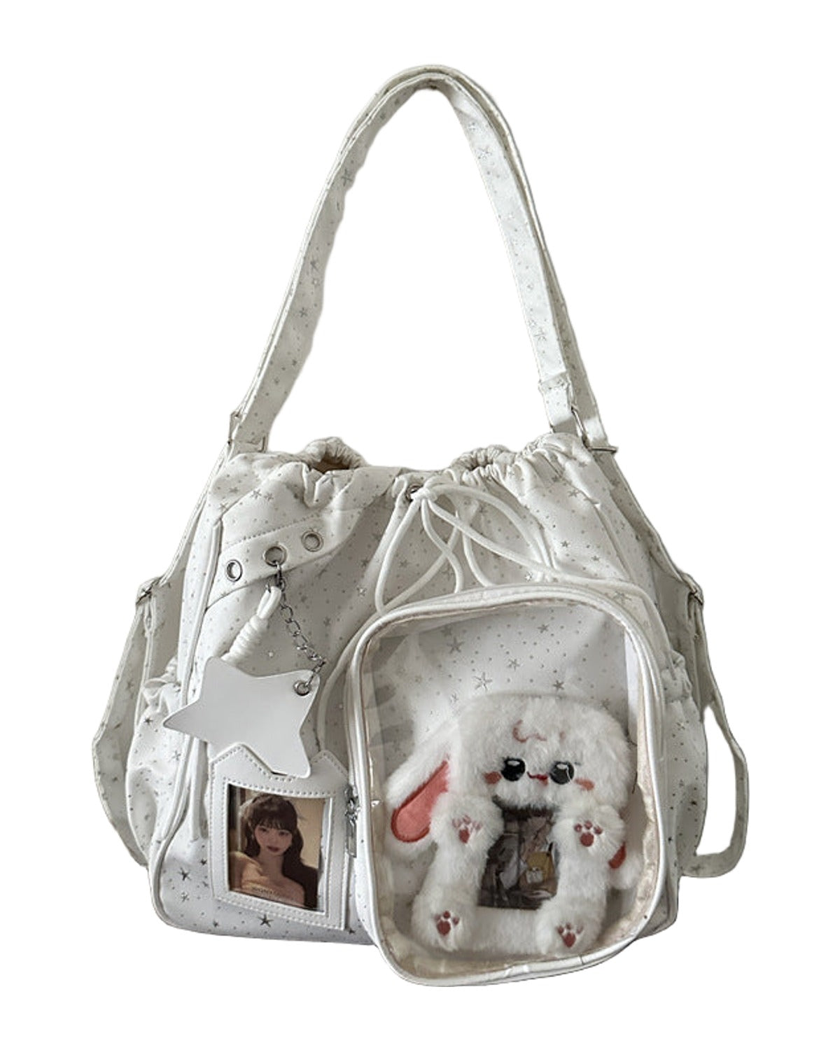 Drawstring Large-capacity Shoulder Bag photo 2