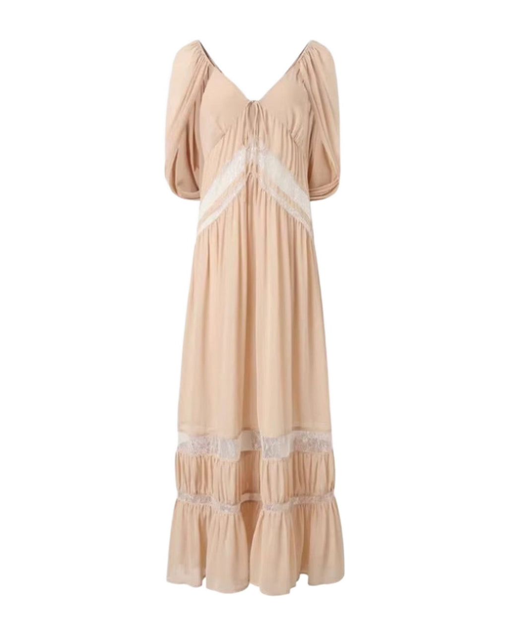 Strapless Flowing Dress photo 1
