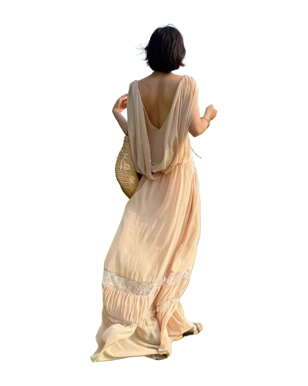 Strapless Flowing Dress photo 3