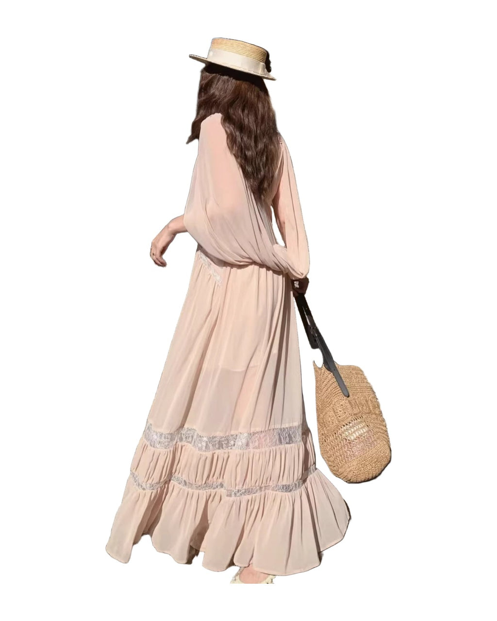 Strapless Flowing Dress photo 5