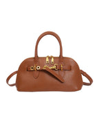 One-shoulder Cowhide Crossbody Bag photo 8