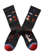 Personalized Oil Painting Street Trend Cotton Socks photo 2