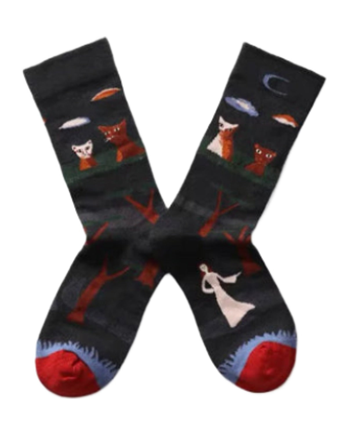 Personalized Oil Painting Street Trend Cotton Socks photo 2