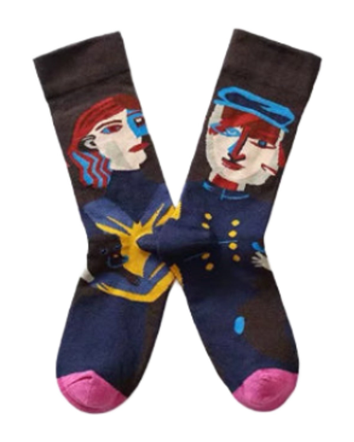 Personalized Oil Painting Street Trend Cotton Socks photo 4