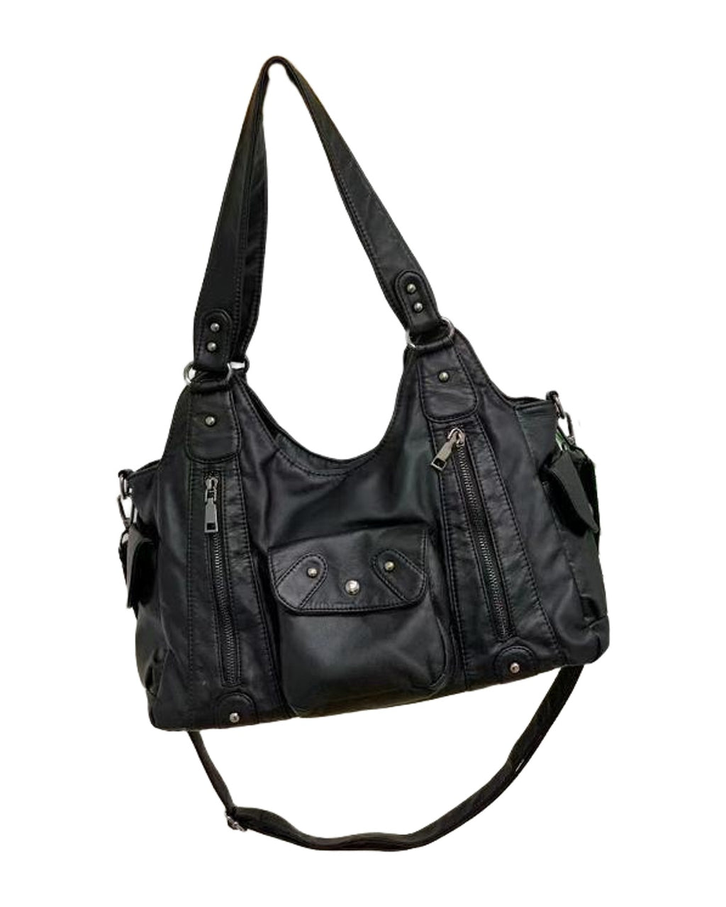 Large-capacity Multi-pocket Shoulder Bag photo 5