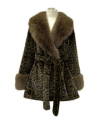 High-end Fur-and-fabric Faux Mink Coat photo 6
