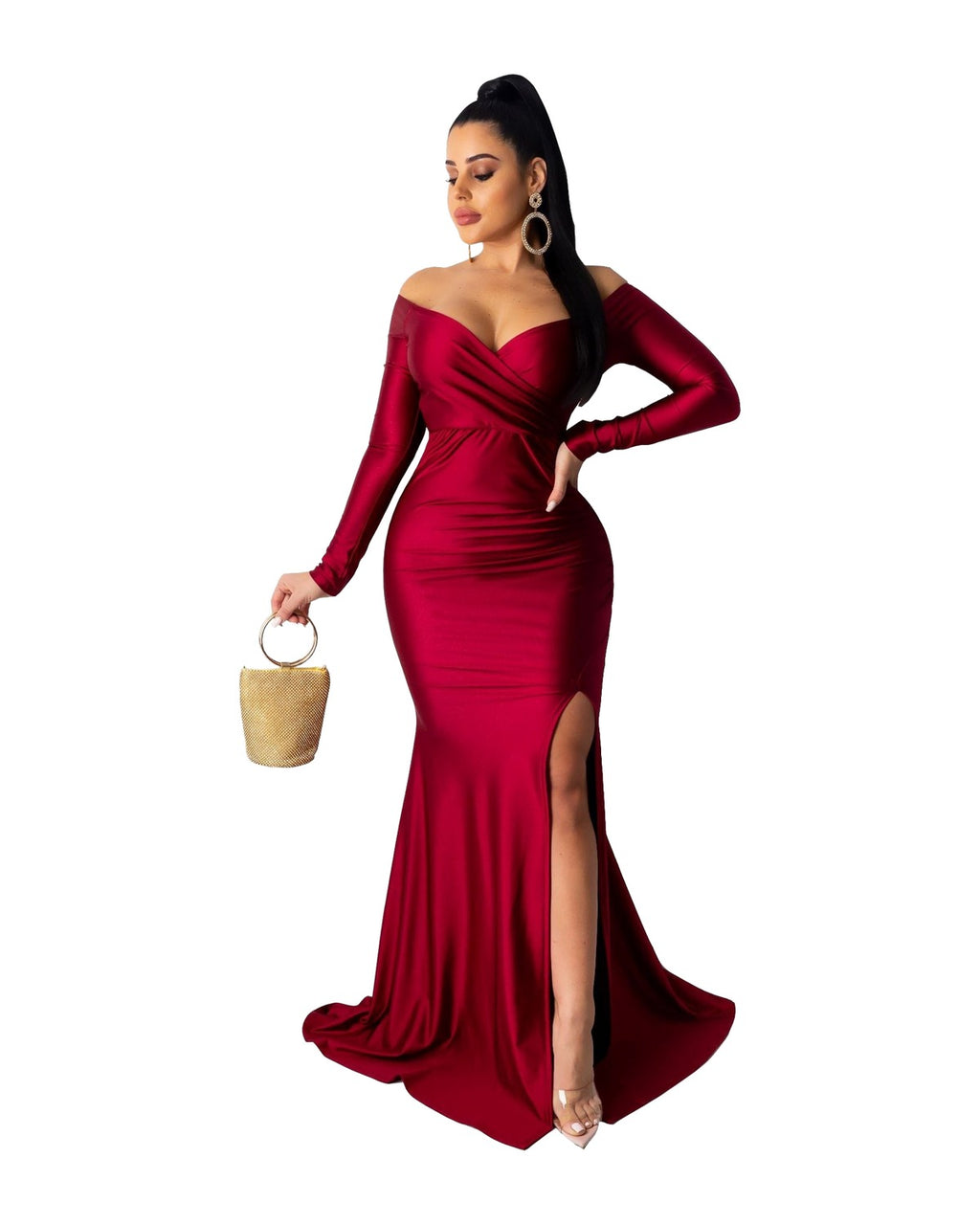 Nightclub V-neck Dress photo 7