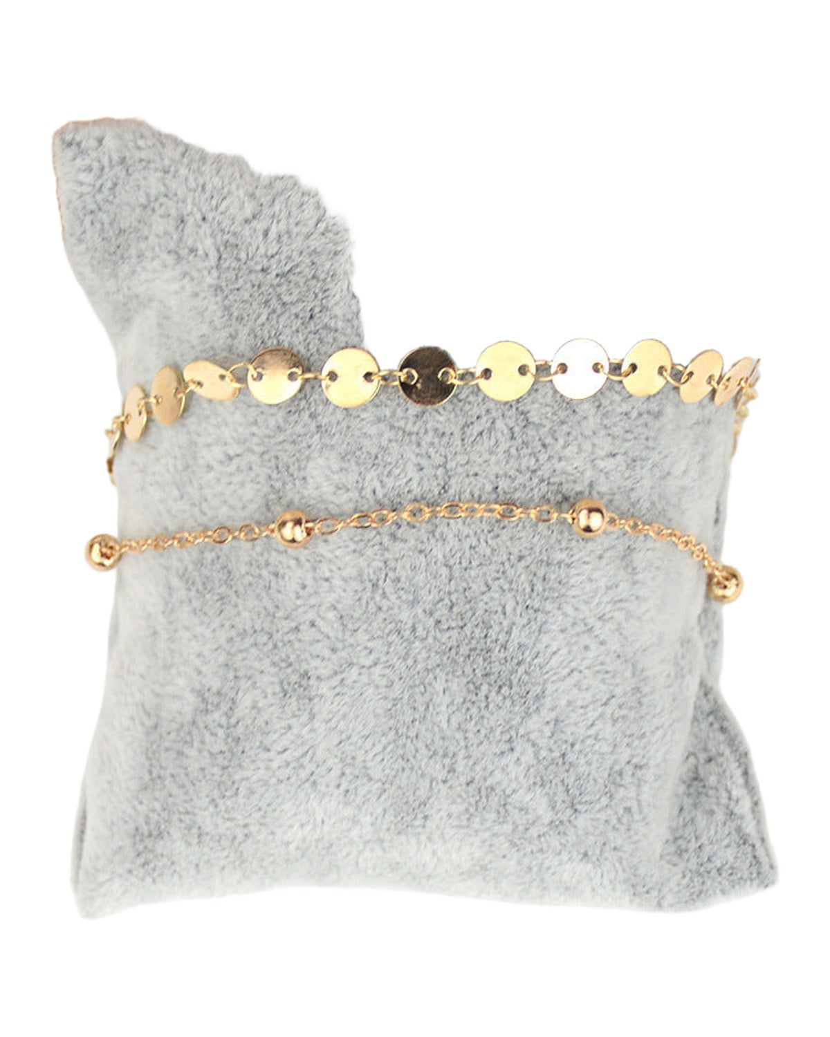 Copper Sequin Anklet photo 3