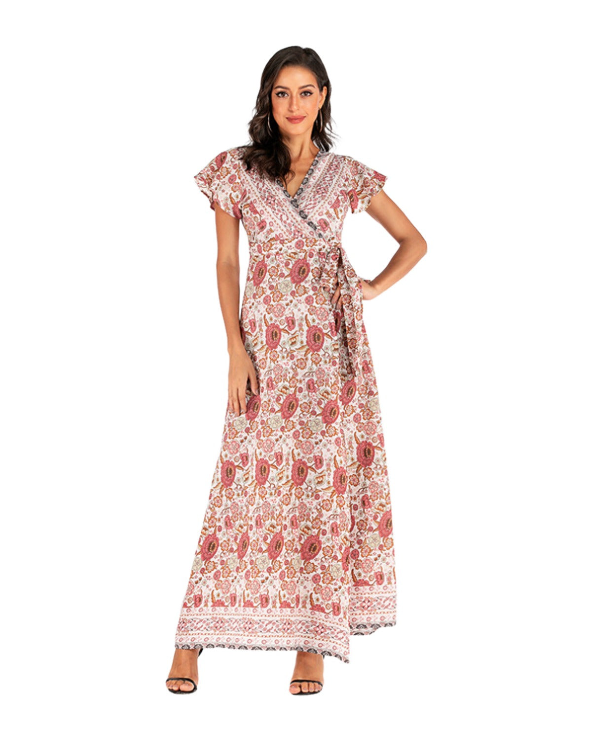 V-neck Split Dress photo 1