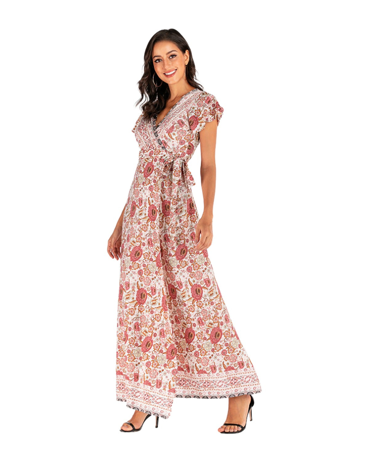 V-neck Split Dress photo 6