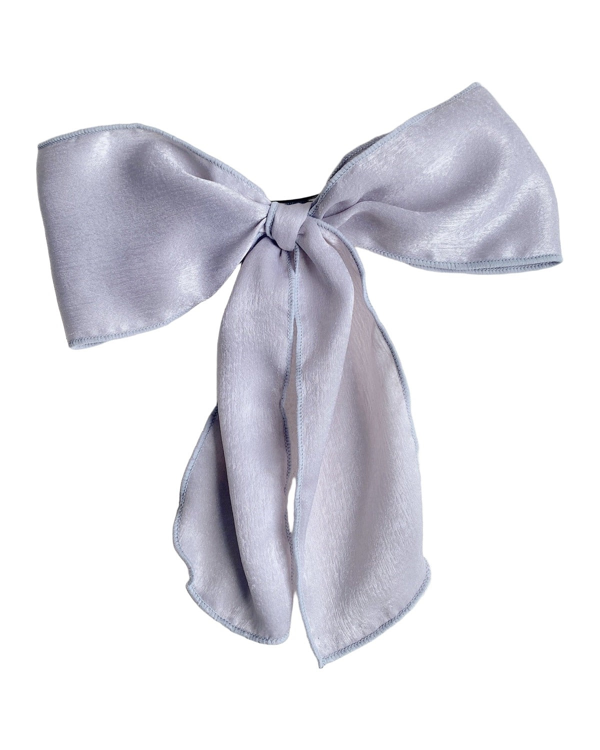 Silk Satin Oversized Bow Hair Tie photo 1