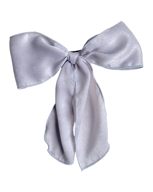 Silk Satin Oversized Bow Hair Tie photo 1