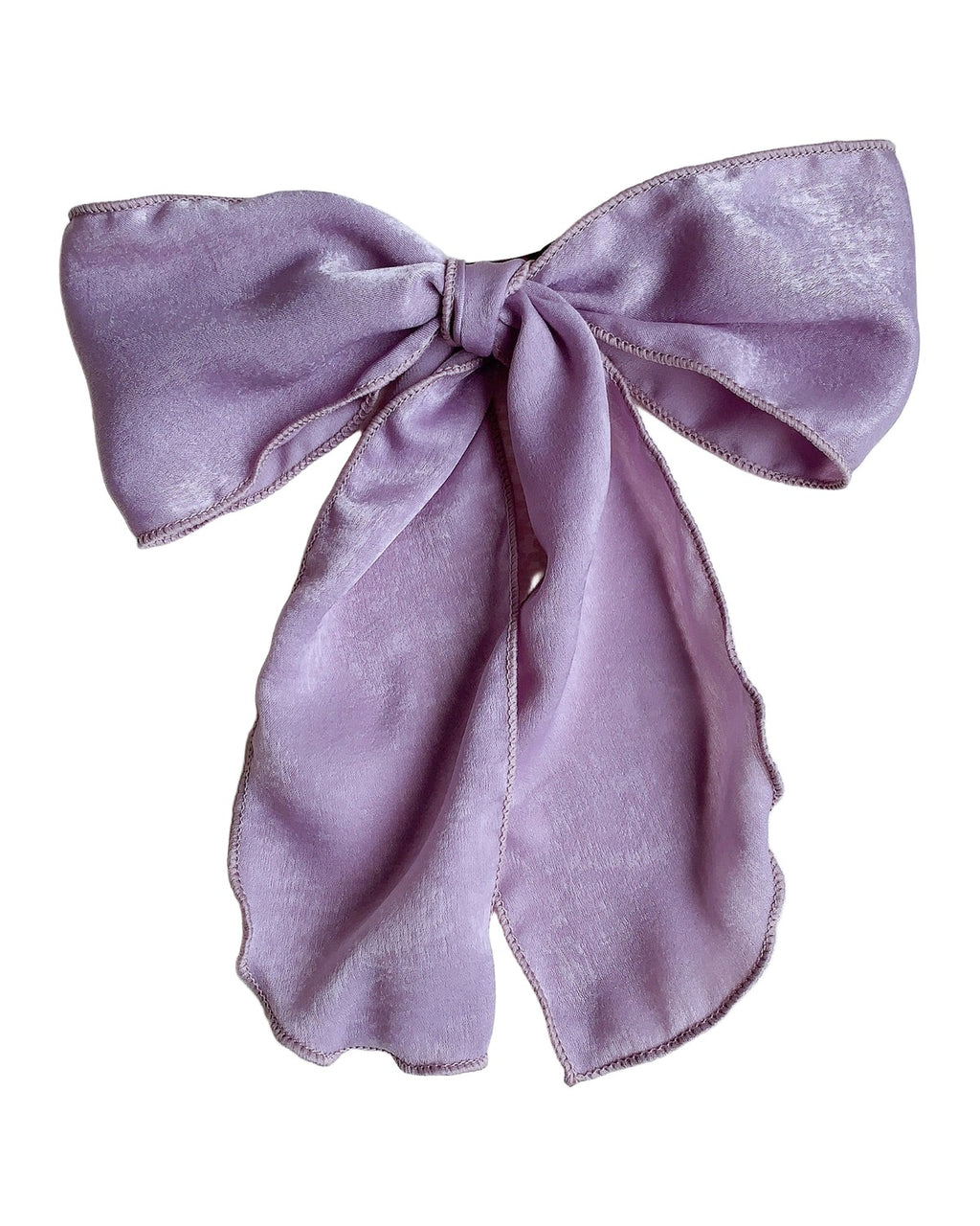 Silk Satin Oversized Bow Hair Tie photo 10