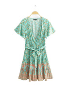 V-neck Print Dress photo 2