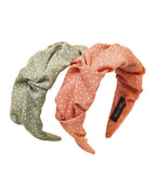 Polka Dot Headband Hair Accessories Simple Folds Wide Brim photo 3